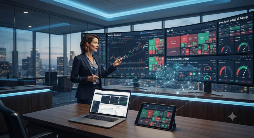 FintechZoom Tracks Stock Indices