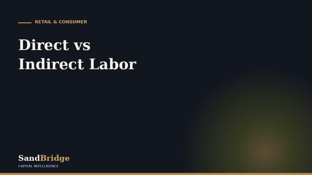 Direct vs Indirect Labor: Classification & Cost Treatment