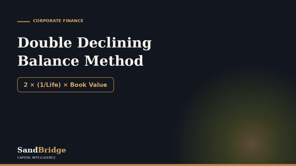 Double Declining Balance Depreciation: Formula & Example