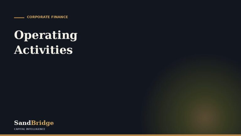 Operating Activities: The Cash Flow Section Explained