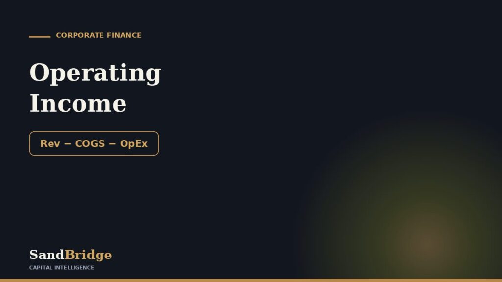 Operating Income: Definition, Formula & vs EBIT